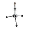 Chrome Mini Tabletop Tripod Microphone Stand - Adjustable Height