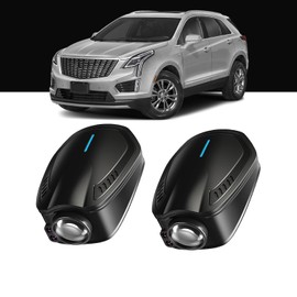 2PCS Car Door Lights Logo Projector Rechargeable Universal,Rechargeable Wireless Car Door Projector Lamp,HD Vehicle Welcome Lights,Shadow Ghost Lamp,Emergency Light(Logo for Ca-di)