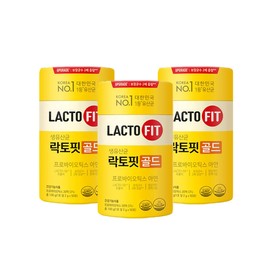 Lactopit Chong Kun Dang Health Jeon In-hwa Home Shopping Lactopit Latopic Live Lactobacillus Gold Renewal 3 cans 150-day supply probiotic stick / 종근당건강 전인화 홈쇼핑 락토핏 라토픽 생유산균 골드 리뉴얼 3통 150일분 프로바이오스틱