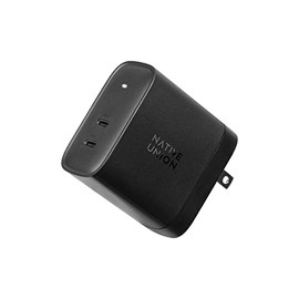 Native Union Cargador Fast GAN PD 65W - Cargador USB-C ultracompacto multidispositivo habilitado para Entrega de energía de hasta 65W - para MacBook P