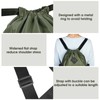 WANDF Drawstring Backpack Sports Gym Bag with Shoes Compartment, Water-Resistant