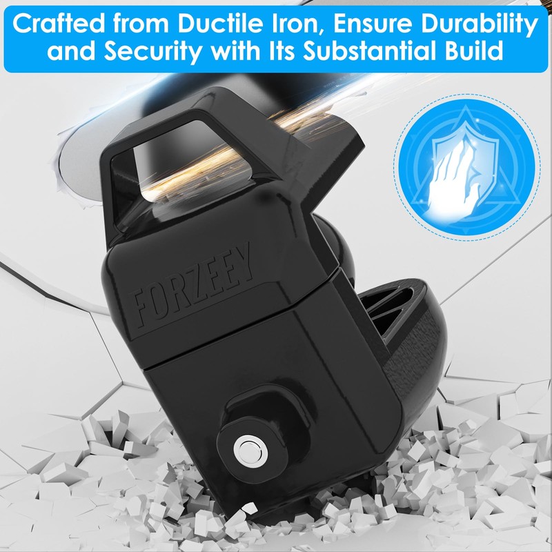 FORZEEY Trailer Lock only for 2-5/16" Ball Coupler Heavy Duty