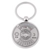 Antique 50 Years Perpetual Calendar Keychain Metal Key Ring Accessory
