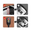 Bubble Foot Spa with Heat, Vibration, Red Light, 22 Rollers,