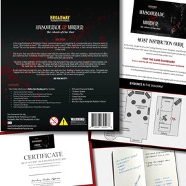 Masquerade and Murder: Ghosts of Our Past | Masquerade Murder Mystery Game | Flexible 4-20+ Players | Physical Game Kit