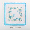 Handkerchiefs for women, cotton handkerchiefs, 10 pieces white