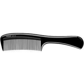 Fripac Ebonite No. 503 Extra Fine Comb, 21.5 cm