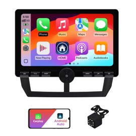 2+32G Android 14 Double Din Car Stereo for Subaru Forester 2008-2012 Impreza 2008-2011 with 10.1 Inch Touchscreen Radio Built-in Wireless Carplay/Android Auto/GPS/Bluetooth/FM/AUX-in/SWC/Backup Camera