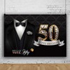 Leyiyi 9x6ft Photography Backdrop for Man 50th Happy Birthday Necktie
