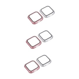 jojofuny 3sets Watch Screen Protector Anti-Scratch Smartwatch Shell Full Access to Ports High-end Watch Case Wrist Watch Covers 2pcs*3