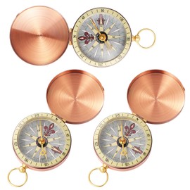 Kyrio Navigation Compass, Vintage Retro Pocket Compass, Military Professional Compass for Outdoor Camping Hiking Navigation Orienteering Gift (1 Piece)