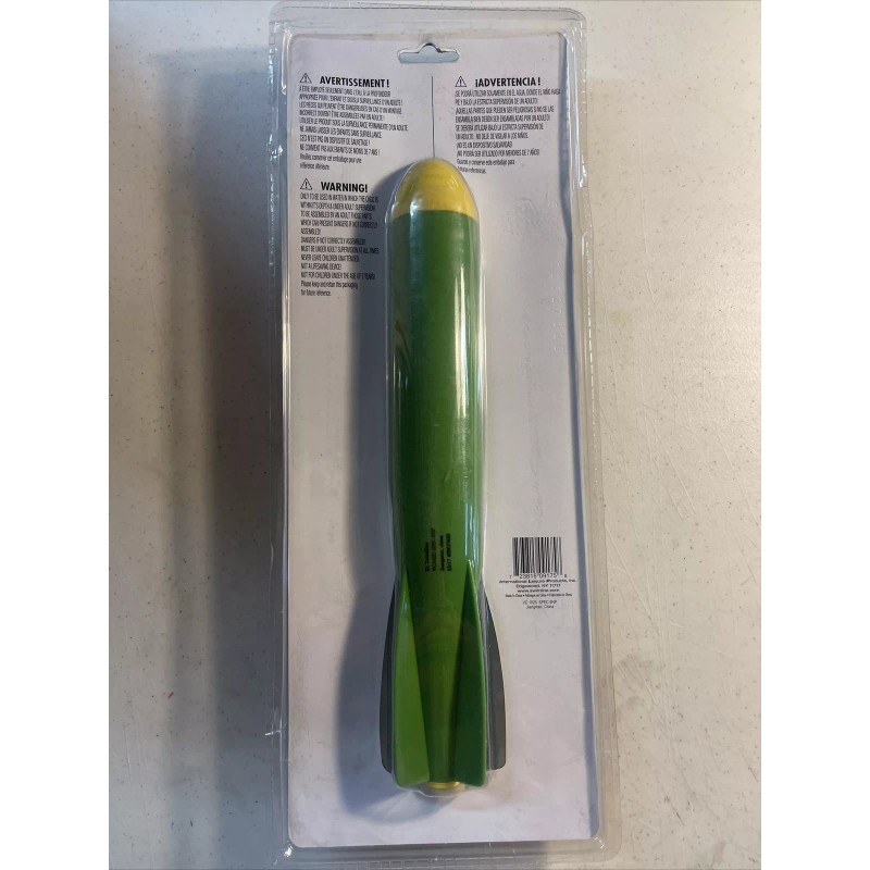 Swimline 9175 Torpedo Weighted Fun Water Throw Toy Green 12"