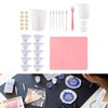 Silicone Measuring Cup Tool Kit Spatula Finger Gloves Pipettes Epoxy