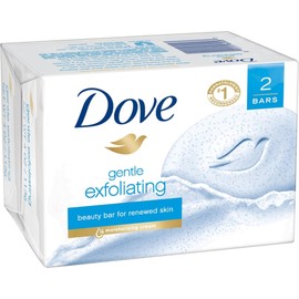 Dove Gentle Exfoliating Beauty Bars, 4.25 oz bars, 2 ea (Pack of 5)