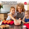 Redfly 3 Pack Silicone Muffin Pan & Cupcake Pans for