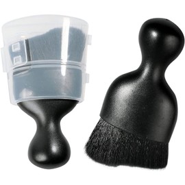 Reswish ESEWALAS Car Windshield Cleaning Tool,Soft Bristle Cleaning Brush,Auto Detail Brush Car Dash Duster Brush Interior Duster,Car Interior Cleaning Brush Dusting Brush (Black with Cap)