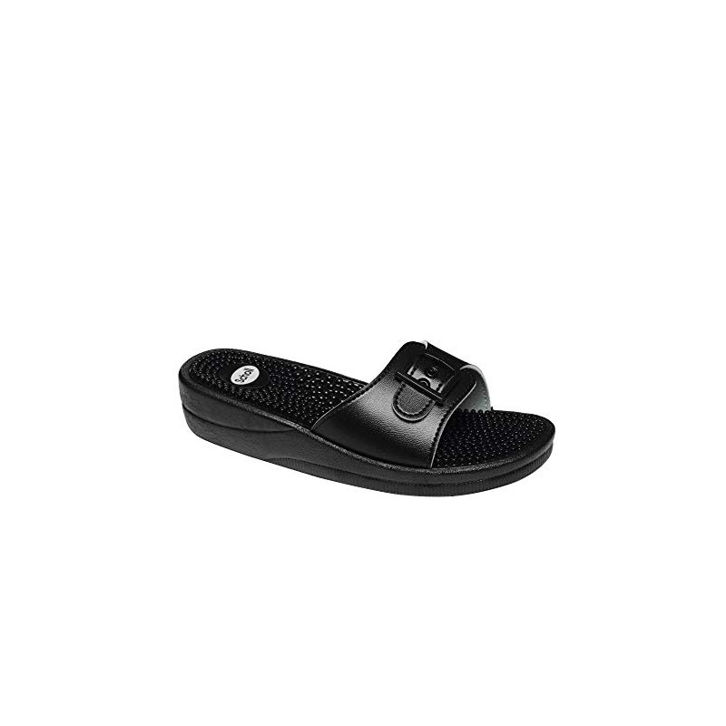 Scholl Women's New Massage Slippers, black