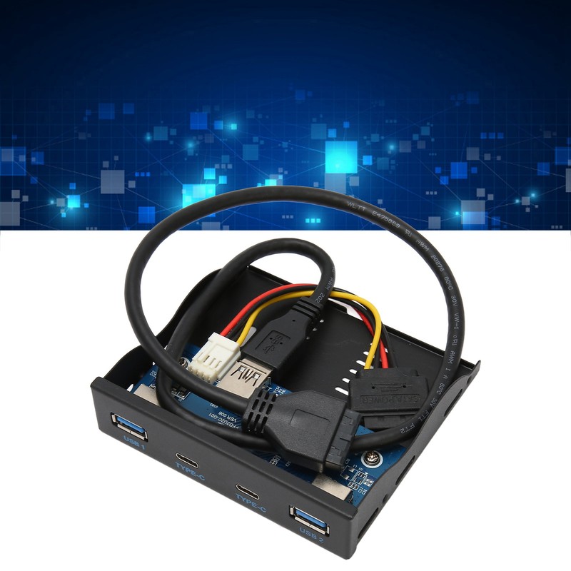 USB 3.2 Front Panel Hub 6 Ports 5Gbps High Speed