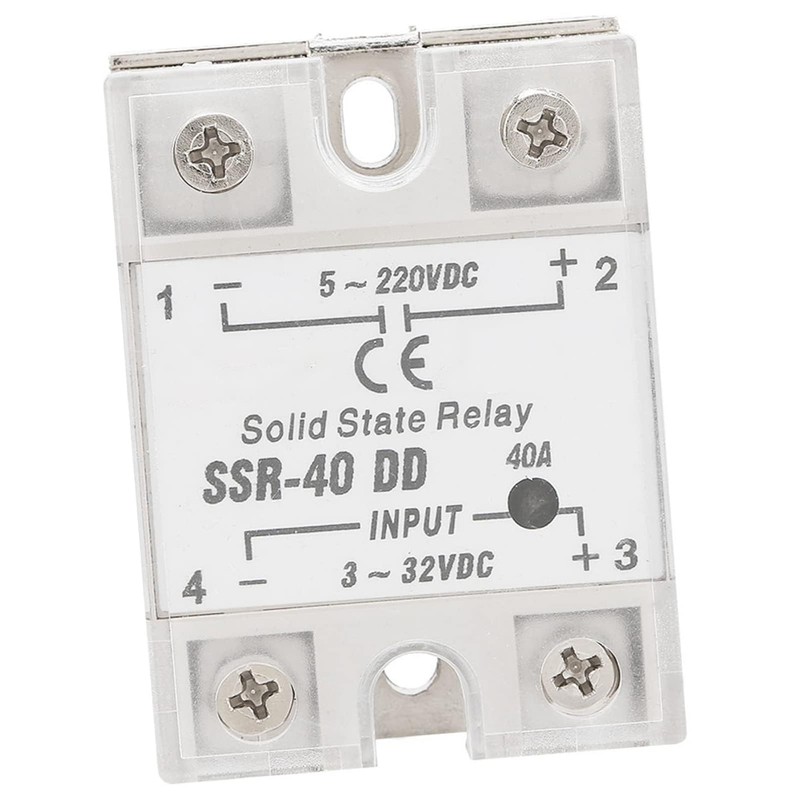 SSR-40 Solid State Relay,AC to AC,Input 6-12ma Output 40A DD