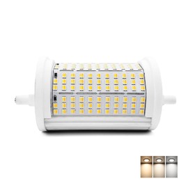 QLEE 50W R7S LED Bulb 118mm 5600LM NO Dimmable Floodlight 3CCT 3 Light Color Changing 3000K/4000K/6000K Replacement for 300W-500W Halogen Bulbs 120v J Type Base Warehouse Garage Lamps