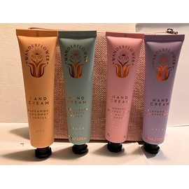 Wanderflower Hand Cream Repair 4pc Set Jasmine Basil Lavender
