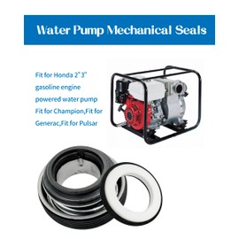2 Pack Mechanical Seals Fit for Honda 2" 3" Gas Semi-Trash Pump Fit for Champion for Generac Fit for Pulsar WB30XT3 WT30XK4A WB20XT3 WH20XTAF