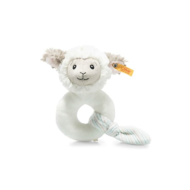Steiff 242328 Soft Cuddly Friends Lita Lamb Gripping Ring -