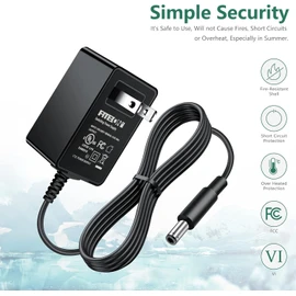 FITE ON AC/DC Adapter Compatible with Firman WH03242 who3242 2322024 12V 5.5Ah Sealed Lead Acid Battery 3200 4000 WATT Electric/Recoil Start Dual Fuel Inverter Portable Generator Power Supply Charger
