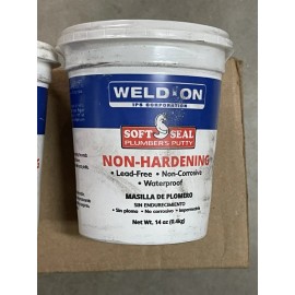 Weld On Soft Seal Plumbers Putty 14oz. Qty:4