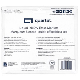 Quartet EnduraGlide Dry-Erase Markers - Fine Tip - Assorted Fashion Colours - 5 Pack (6447459949)