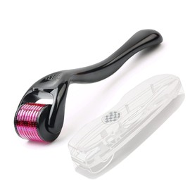 Beard Roller 0.5 mm, Derma Roller, Microneedling Roller with 540 Needles, Beard Roller Beard Growth for Wrinkles, Scar Removal, Hair Loss & Beard Growth, Scar Roller for Face for Men and Women