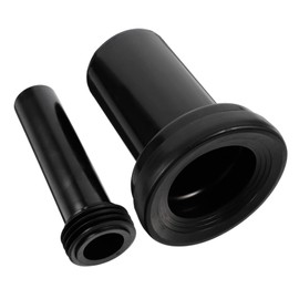 Accessories for 2pcs Toilet Connecting Wall Mounted Toilet Wall- Mounted Toilet Waste Toilet Supply Pvc Toilet Supplies Wall Row Black Bath Bath