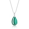 COAI Women's Water Drop Pendant, Malachite, Malachite