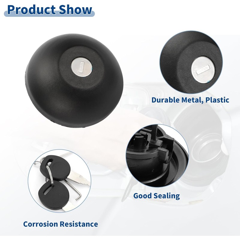 Alrens Fuel Cap with 2 Keys for Renault Master II