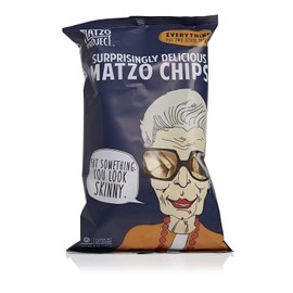 Matzo Chips, Everything, from The Matzo Project, Kosher, Vegan, Nut-Free, No Trans Fat, Nothing Artificial, 6 Ounce (Pack of 3)