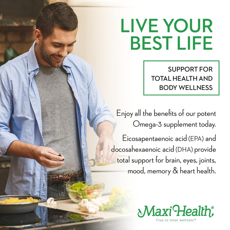 Maxi Health Omega 3 Fish Oil 2000mg – Fish Oil