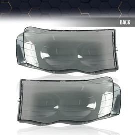 PIT66 Headlight Cover Compatible with 2002-2005 Dodge Ram 1500 2500 3500 Left Driver And Right Passenger Side