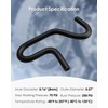 5/16" 8 mm Mandrel-Formed Molded Rubber Fuel Line Hose Elbow