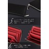 Xsimant Men's Long Wallet, Genuine Leather, L-Shaped, Coin Purse, Card