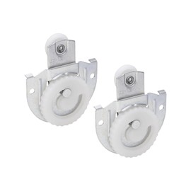 National Hardware N344-853 V794 Sliding Door Hangers in Zinc plated, 2 pack,1/8" offset - #1