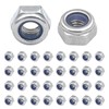 Winova Hex Lock Nuts Nylon Lock Nuts M3 Nuts 304