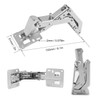 4 Pairs 170 Degree Cabinet Door Hinge, Concealed Hydraulic Adjustable