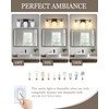 Osimir 3-Light Bathroom Lighting Fixtures Over Mirror, 21" Oil Rubbed