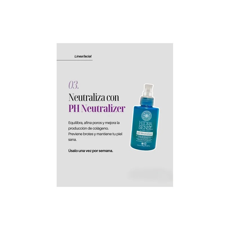 Hidrasense Ph Neutralizer 150ml Gel Facial Neutralizador Ph