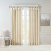 Madison Park Emilia Faux Silk Single Curtain with Privacy Lining,
