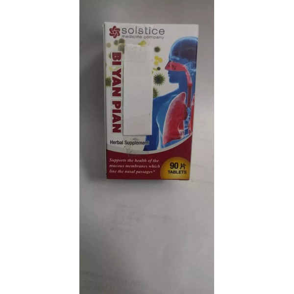 Bi Yan Pian 90 Tablets By Solstice