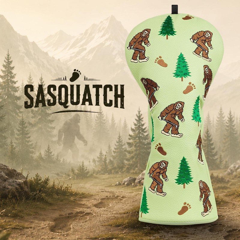 Sasquatch Driver Headcover, Bigfoot Golf Head Covers for 460CC Head