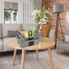 OUTBROS Storage Box Hand-Woven Wicker Storage Baskets, Multipurpose Open-Front Bin,