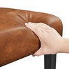 Yaheetech Upholstered Dining Chairs Set of 2 Modern Leather Parsons