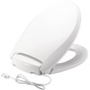 Bemis Radiance Heated Night Light Toilet Seat, Slow Close Adjustable